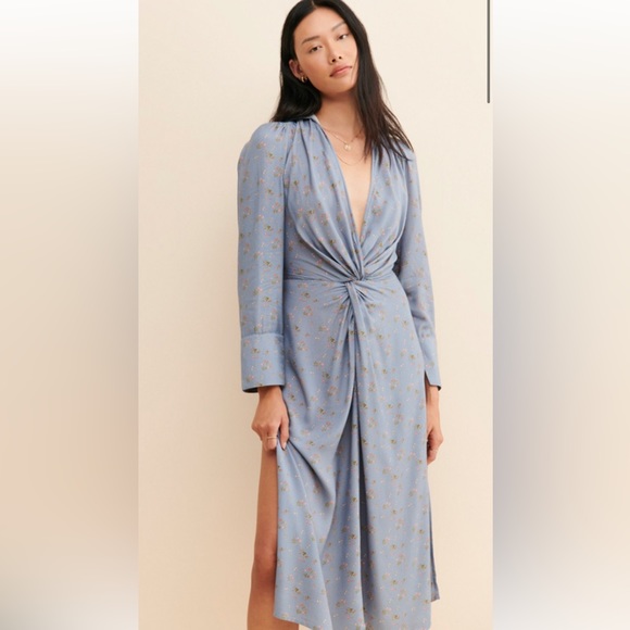 Floral maxi dress, Pullover styling, XS - Picture 3 of 7